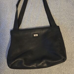 The Sak Black Leather Shoulder Bag